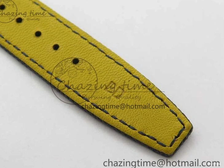 MIROTIME 0304 Reliable Pilot Chrono Blue Angels Black Ceramic ZF Best Edition on Blue Leather Strap A 7088